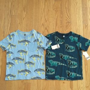 Tea Collection T shirts Size 7 NWT